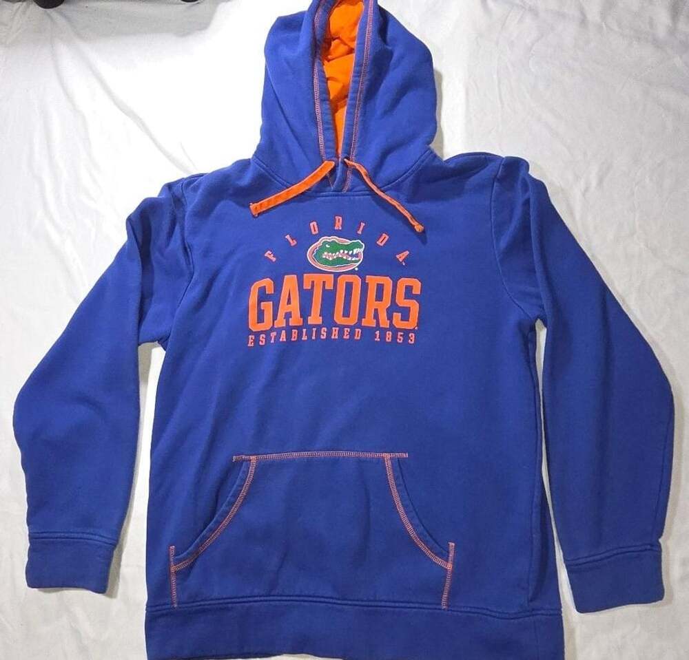 Fanatics Florida Gators Pullover Hoodie Size L Blue